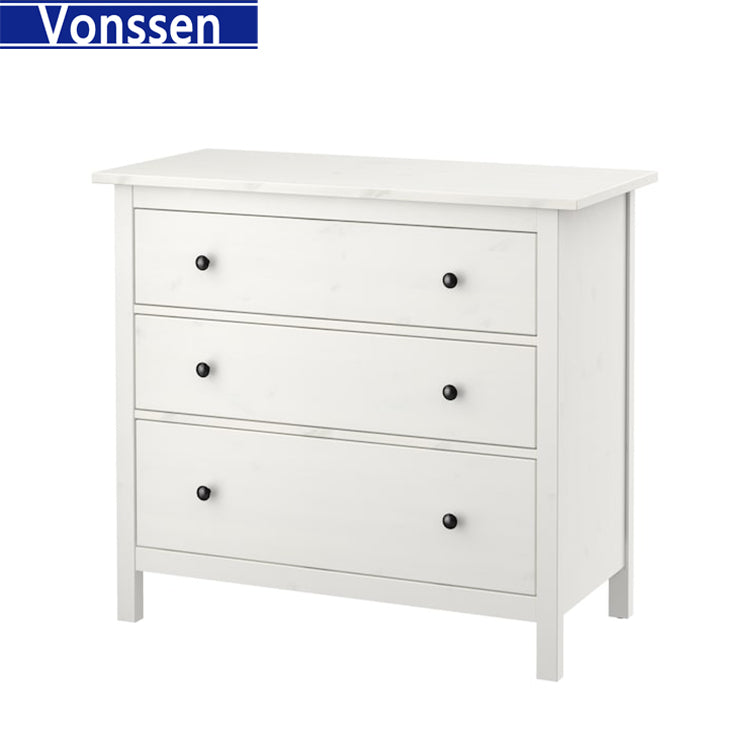 Vonssen White drawer brand new free delivery Chest of 3 drawers White SI-20344