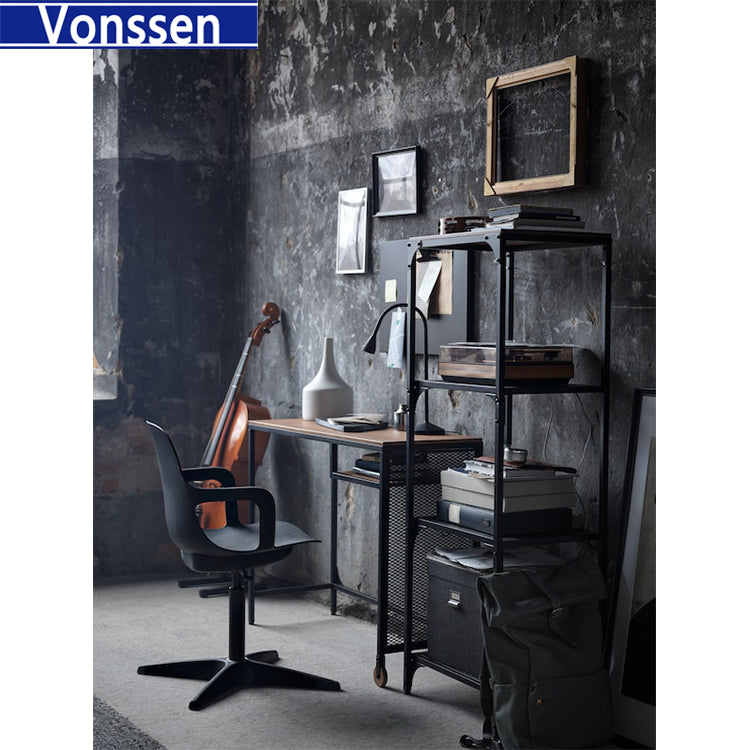 Vonssen Furniture & Home Living, Furniture, Shelves, Cabinets &Racks on Carousell Black SI-30188