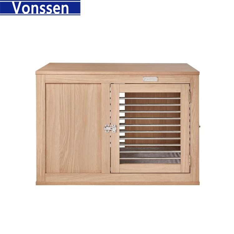 Vonssen Moderno Double Door Wooden Dog Crate VS3010100015