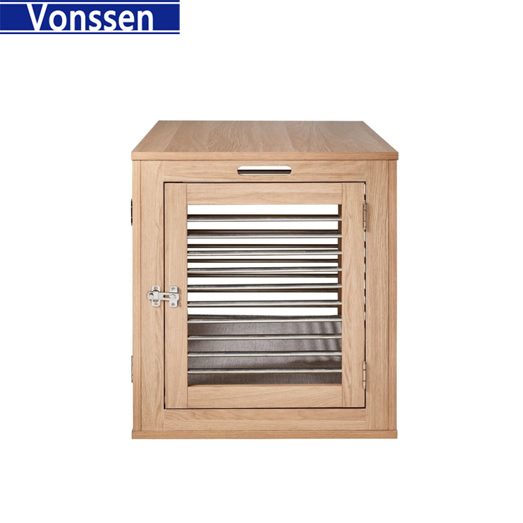 Vonssen Moderno Double Door Wooden Dog Crate VS3010100015