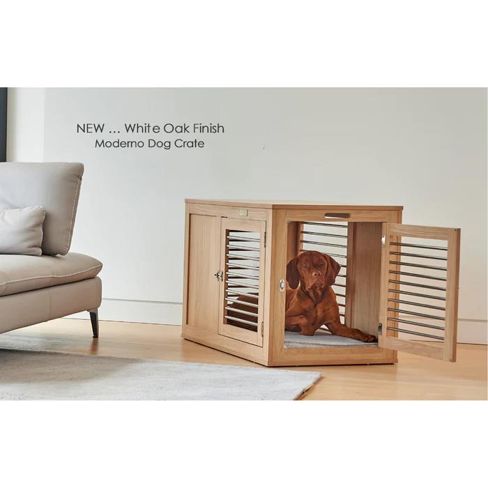 Vonssen Moderno Double Door Wooden Dog Crate VS3010100015