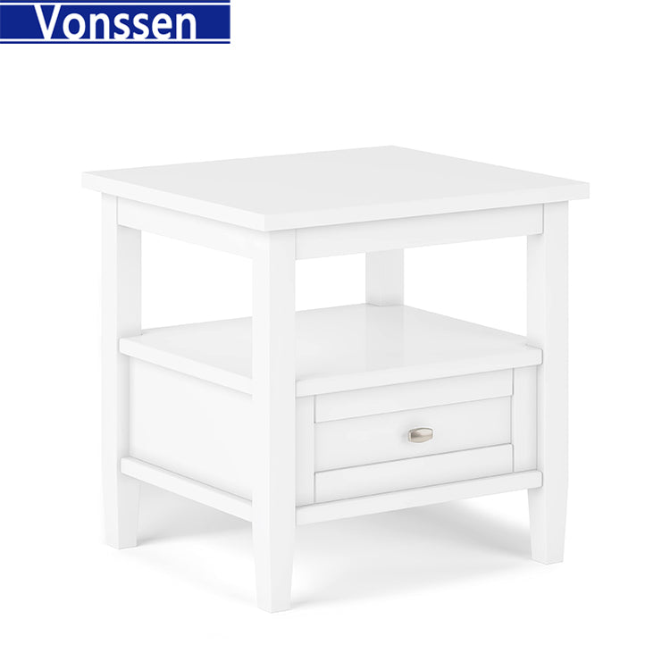 Vonssen Designs End Table in Farmhouse Gray SI-30139