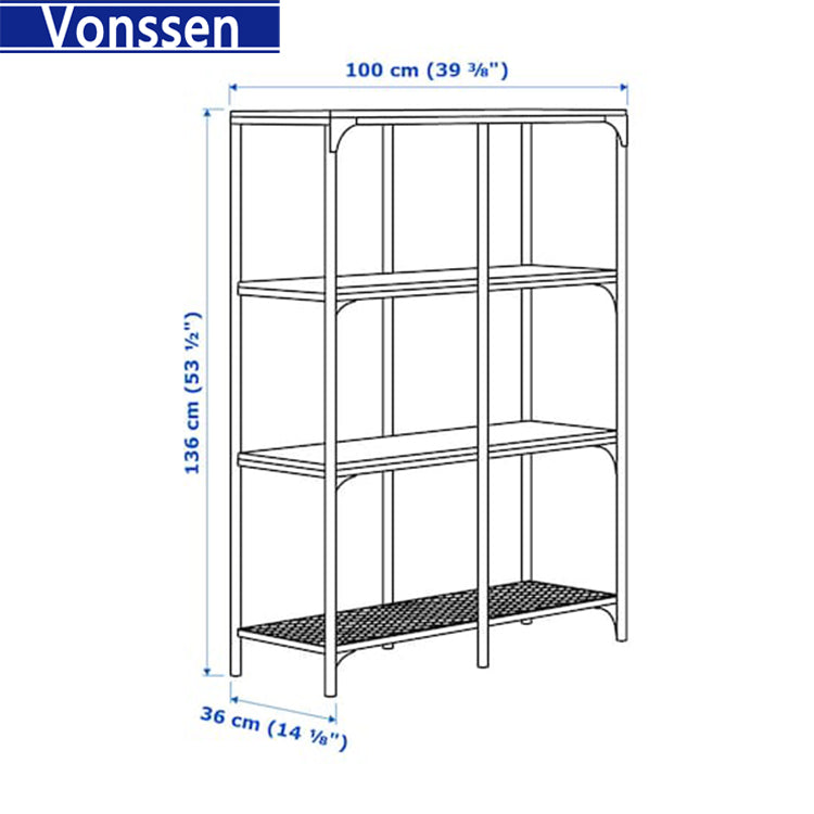 Vonssen Console Table 100x29x75 cm Engineered Wood vida XL SI-30189