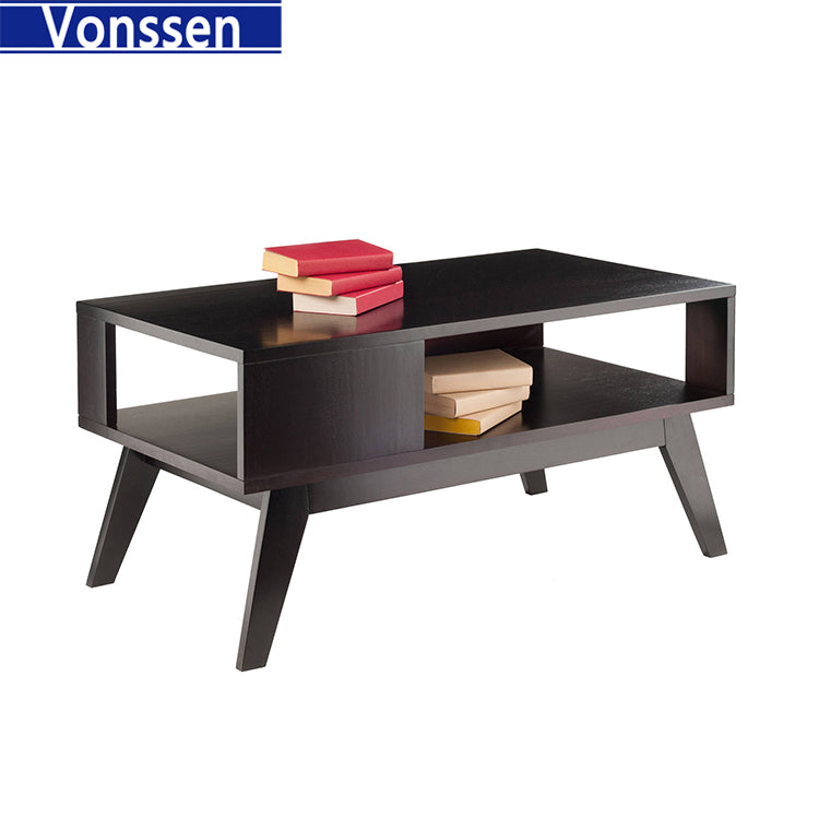 Vonssen Wood Thompson Coffee Table Espresso Finish SI-50051