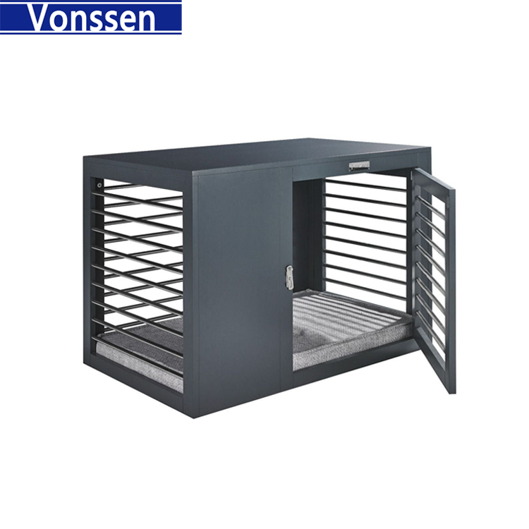 Vonssen Moderno Double Door Wooden Dog Crate VS3010100016