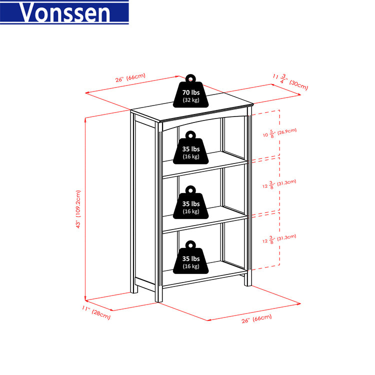 Vonssen 4 Drawer Storage Drawer SI-50006-2