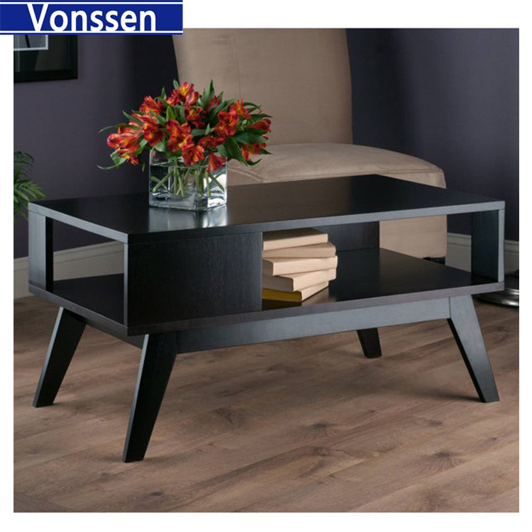 Vonssen Wood Thompson Coffee Table Espresso Finish SI-50051