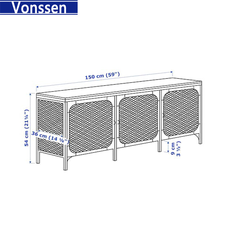 Vonssen TV bench and matching shelving units SI-30190