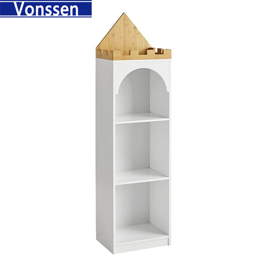 Vonssen Design Children Kids Bookcase Book Shelf Toy Shelf Children’s Room Storage Display Shelf Rack Organizer SI-80151