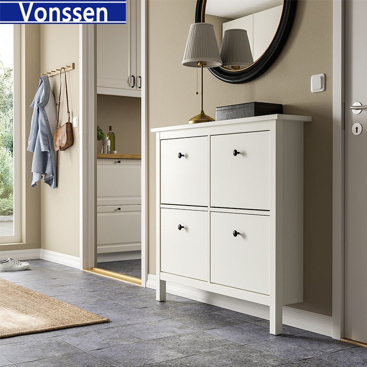 Vonssen Fashion Home Shoe Cabinet Solid Wood His Doumen Hall Cabinet Simplified Mail Delivery SI-20113