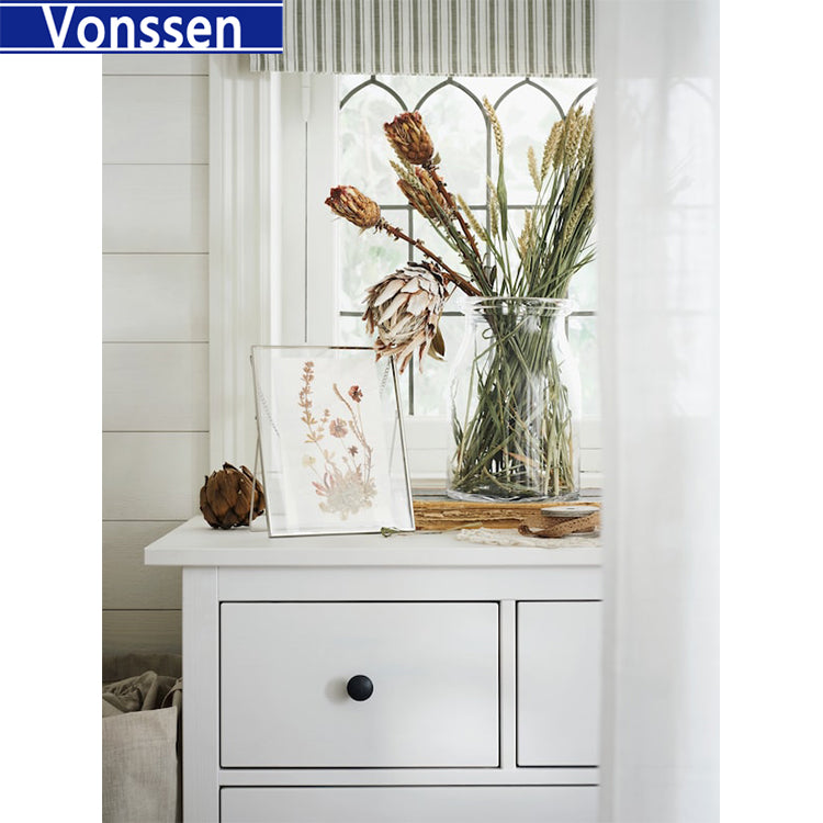 Vonssen White Dresser Modern Dresser for Bedroom 7 Drawer Double Dresser with Wide Drawer and Metal Handles Wood Dressers Chests of Drawers for Hallway Entryway SI-20345