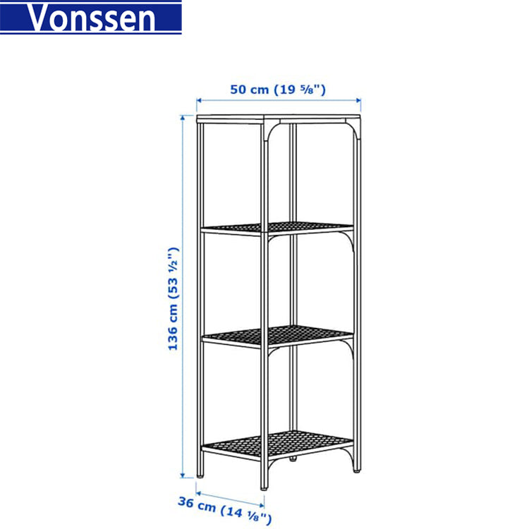 Vonssen Furniture & Home Living, Furniture, Shelves, Cabinets &Racks on Carousell Black SI-30188