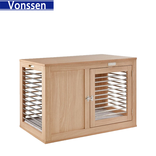 Vonssen Moderno Double Door Wooden Dog Crate VS3010100015