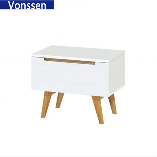 Nordic Simple Small Hallway Table White Wooden Contemporary Console Table with Drawers 9968