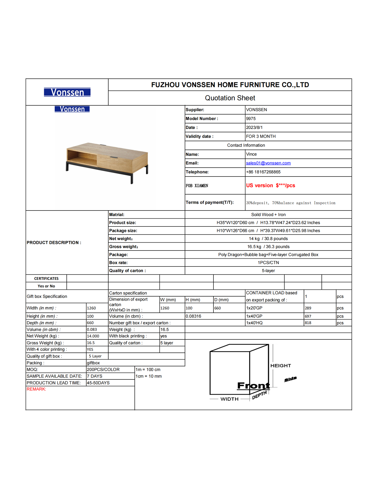 Coffee Table with Metal Legs Brown Solid Wood 9975